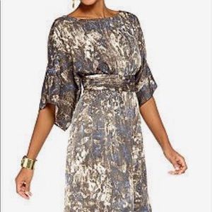 Adrianna Papell Banded Waist Kimono Style Dress